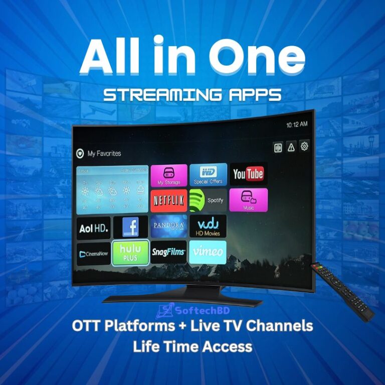 All-in-One OTT & Live TV App – 350+ Channels & Premium Access